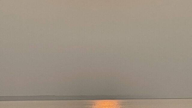 バングラデシュ 夕日 川